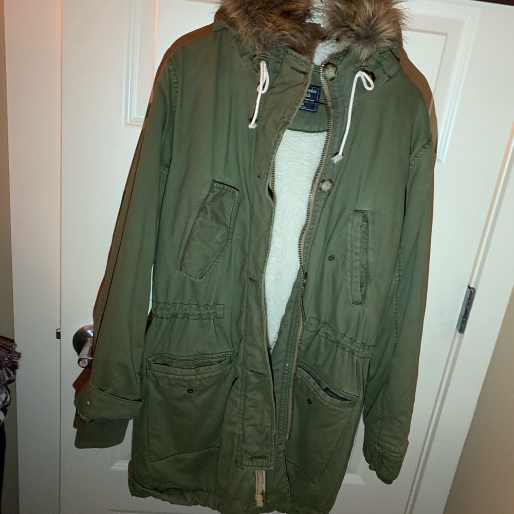 Abercrombie fur coat